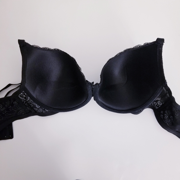 ADRIENNE VITTADINI STUDIO BLACK LACE BRA - Picture 7 of 16